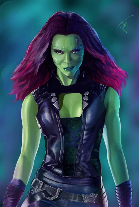 gamora nude